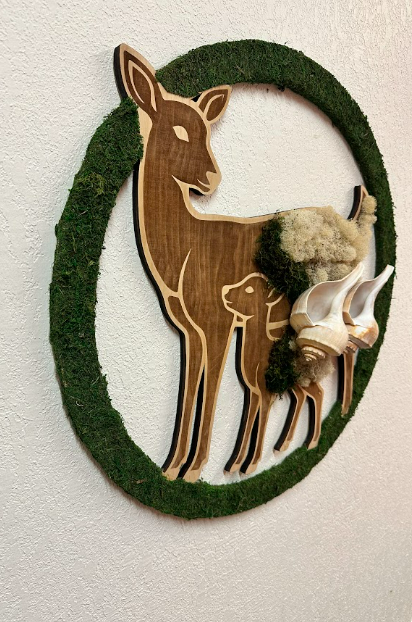 Fabulous FL. Collection Mauna Baby Deer / 2 Shells