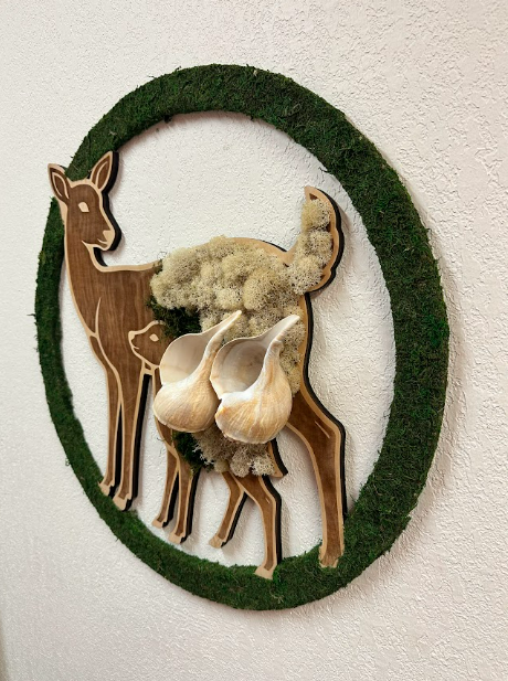 Fabulous FL. Collection Mauna Baby Deer / 2 Shells
