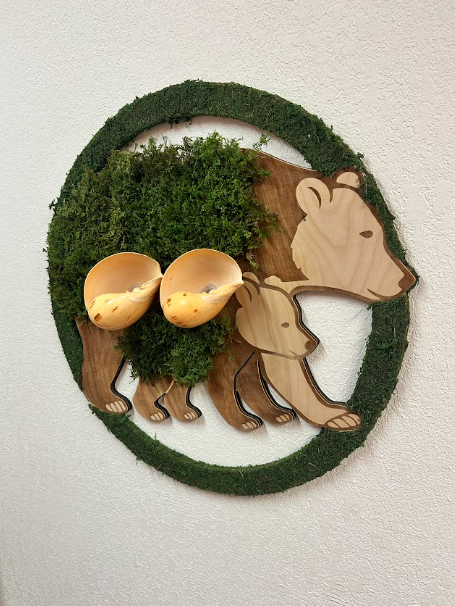 Fabulous FL. Collection Mauna/Baby Bear / Moss Shells