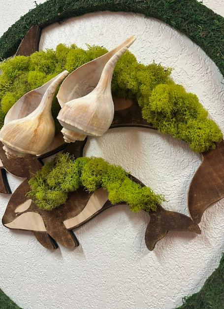 Mauna/Baby Collection — Orca’s Moss & 2 Shells