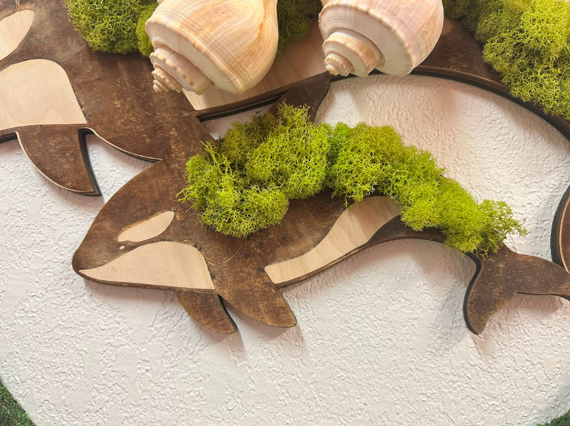 Mauna/Baby Collection — Orca’s Moss & 2 Shells