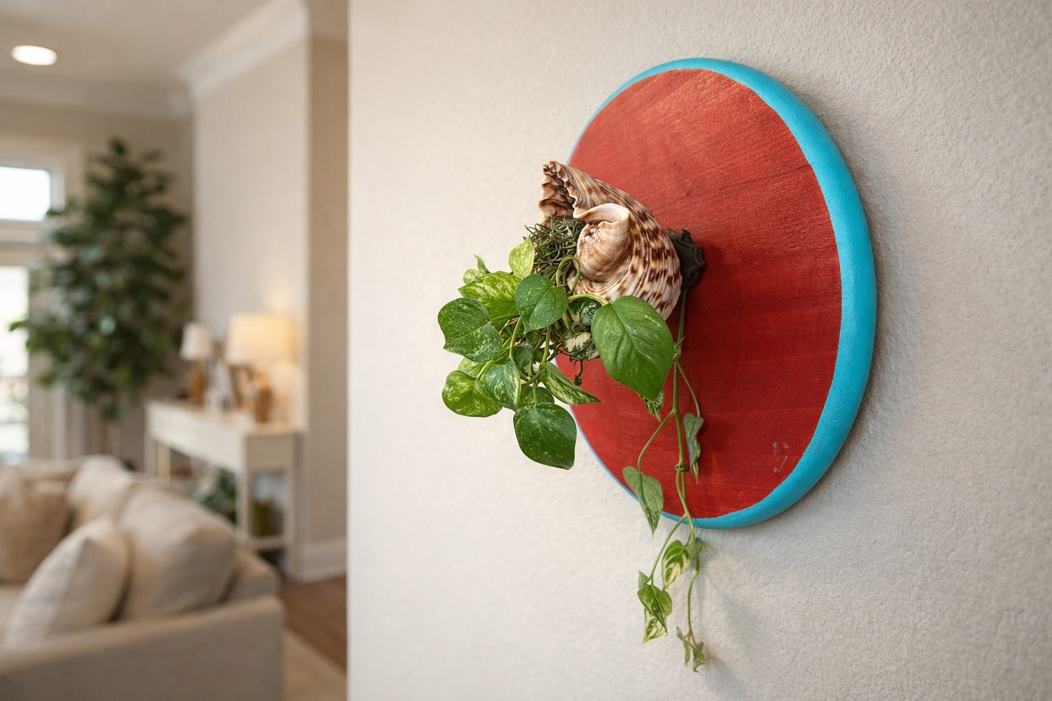 Coastal Bloom Wall Planter