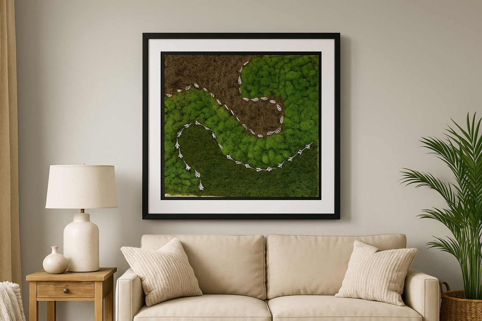 Winding Path Moss Artwork
